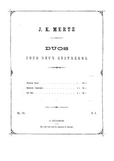 Deutsche Weise, Op.38: Parts by Johann Kaspar Mertz