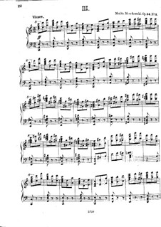 Three Concert Etude, Op.24: Etude No.3 by Moritz Moszkowski