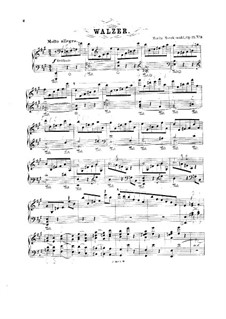 Three Piano Pieces in Dance Form, Op.17: No.3 Waltz by Moritz Moszkowski
