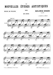 Nouvelles études artistiques, Op.107: No.7 En songe by Benjamin Godard