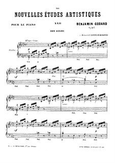Nouvelles études artistiques, Op.107: No.10 Des ailes by Benjamin Godard