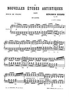 Nouvelles études artistiques, Op.107: No.12 En Route by Benjamin Godard