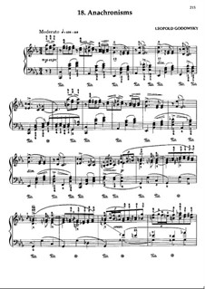 Triakontameron: No.18 Anachronisms by Leopold Godowsky