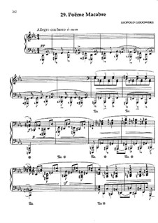 Triakontameron: No.29 Poëme Macabre by Leopold Godowsky