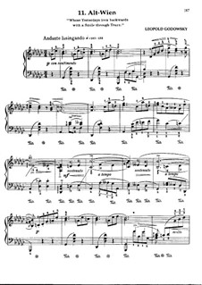Triakontameron: No.11 Old Vienna by Leopold Godowsky