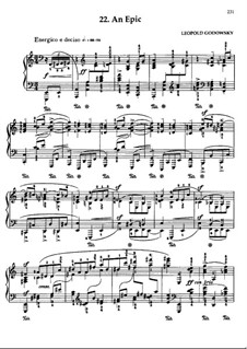 Triakontameron: No.22 An Epic by Leopold Godowsky