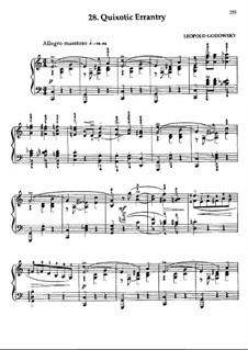 Triakontameron: No.28 Quixotic Errantry by Leopold Godowsky