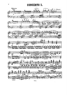 Concerto for Piano and Orchestra No.20 in D Minor, K.466: Arrangement for piano by Wolfgang Amadeus Mozart