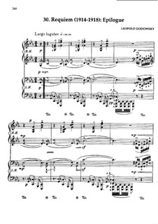 Triakontameron: No.30 Requiem by Leopold Godowsky
