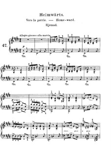 Lyric Pieces, Op.62: No.6 Homeward by Edvard Grieg