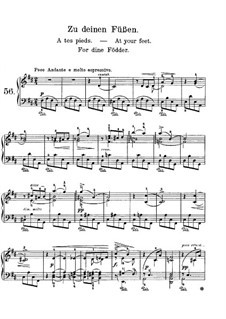 Lyric Pieces, Op.68: No.3 At Your Feet by Edvard Grieg