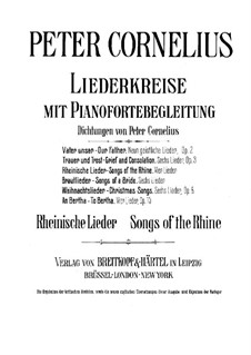 Songs of the Rhine: All Songs by Peter Cornelius