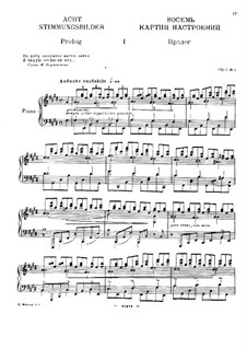 Eight Mood Pictures, Op.1: Complete set by Nikolai Medtner