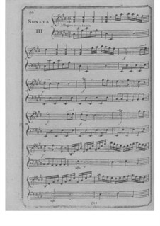 Six Sonatas for Piano (or Harp), Op.9: Sonata No.3 by Antonín Kammel