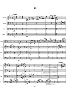 String Quartet No.1 in D: 3rd Movement by Seth Evans