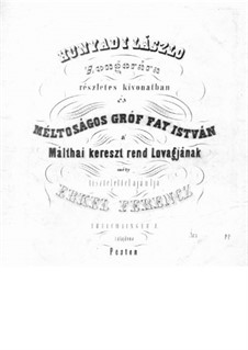 Hunyadi László: Movements III-IV, for piano by Ferenc Erkel