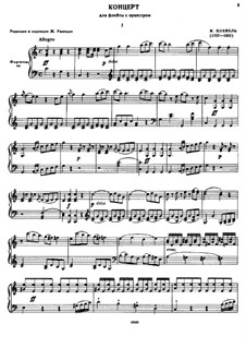 Concerto for Flute and Orchestra: Score for flute and piano. Movement I by Ignaz Pleyel