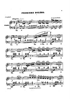 Boléro brillant No.1, Op.64: For piano by Joseph Leybach