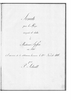 Sonata in B Flat Major: Sonata in B Flat Major by Peder Schall