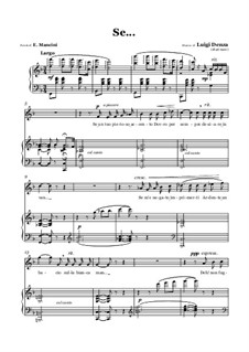 Se: For voice and piano by Luigi Denza