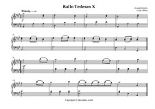 Ballo Tedesco: No.10 by Joseph Haydn