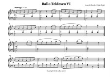 Ballo Tedesco: Nr.6 by Joseph Haydn