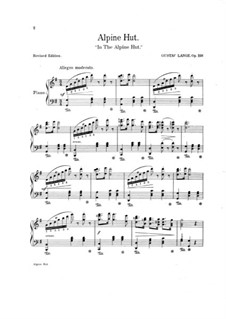 Alpine Hut, Op.240: For a single performer by Gustav Lange