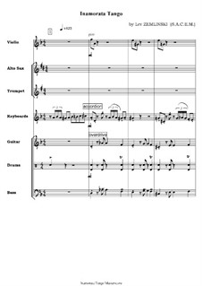 Inamorata Tango: Full score by Lev Zemlinski