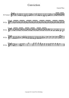 Conviction, Op.1: Trumpet part by Garrett Wise