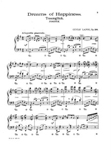 Traumglück (Dreams of Happiness), Op.268: For a single performer by Gustav Lange