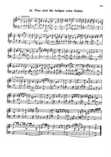 Dies sind die heilgen zehn Gebot (These are the Holy Ten Commandments): Dies sind die heilgen zehn Gebot (These are the Holy Ten Commandments) by Jan Pieterszoon Sweelinck