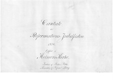 Cantate til Reformations-Jubelfesten 1836 opfort i Holmen: Cantate til Reformations-Jubelfesten 1836 opfort i Holmen by Rudolph Bay