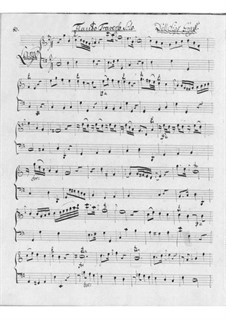 Sonata for Flute and Basso Continuo in C Major: Sonata for Flute and Basso Continuo in C Major by Friedrich Hartmann Graf