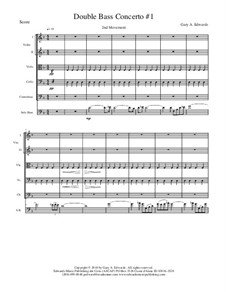 Double Bass Concerto No.1: 2nd Movement by Gary Edwards