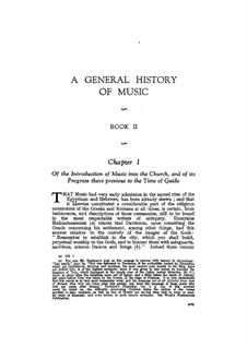 A General History of Music: Book II by Charles Burney