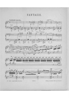 Fantasia on Hungarian Folk Melodies, S.123: For piano by Franz Liszt