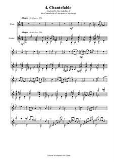 The Poem is the Song: Complete set, for flute and guitar by David W Solomons