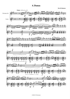 Times of change: Complete set, for clarinet and guitar by David W Solomons