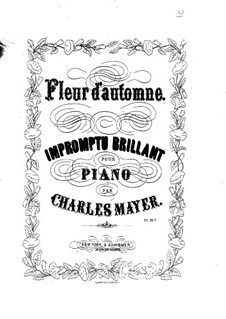 Fleur d'automne: Fleur d'automne by Charles Mayer
