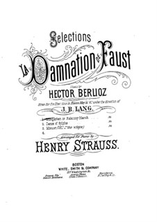 The Damnation of Faust, H.111 Op.24: Hungarian March, for piano by Hector Berlioz