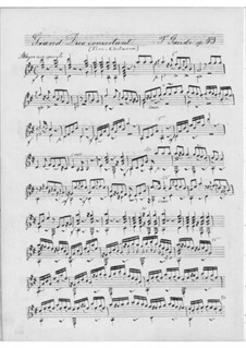 Grand Concert Duo for Two Guitars, Op.53: Grand Concert Duo for Two Guitars by Theodor Gaude