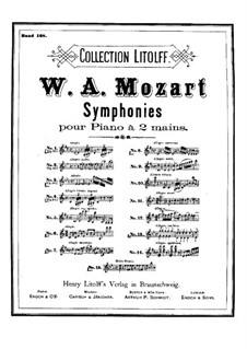 Symphony No.25 in G Minor, K.183: Arrangement for piano by Wolfgang Amadeus Mozart