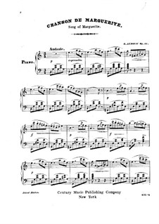 Song of Marguerite, Op.33: Song of Marguerite by Jean-Louis Gobbaerts