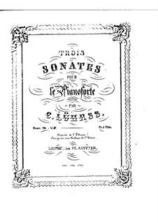 Three Sonatas, Op.20: Sonata No.1 in E Flat Major by Carl Lührss