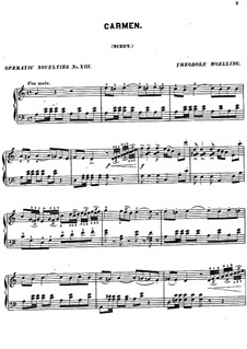 Toreador's Song: For piano (with fingering) by Georges Bizet