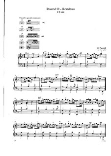 Abdelazer, or The Moor's Revenge, Z.570: Rondo. Arrangement for piano by Henry Purcell