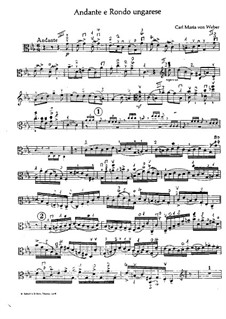 andante and hungarian rondo for viola and orchestra j 79 op 35 by free sheet music for viola