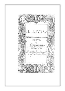 Pieces for Lute, Movement II: Pieces for Lute, Movement II by Bernardo Gianoncelli