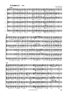 Psalmi, Op.61/1-7: IV und V Psalmi by Klaus Miehling