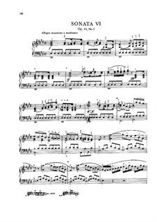 Three Sonatas for Piano, Op.10: No.3 in E Major, Craw 62 by Jan Ladislav Dussek